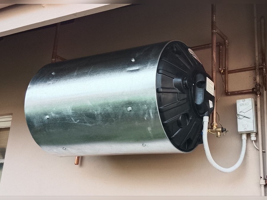 Roof-space geyser installation by Dudley's Plumbers in Durban